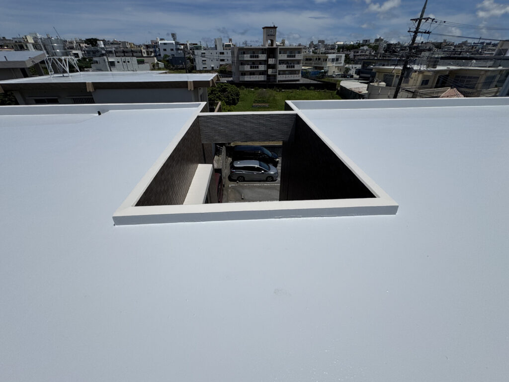 宜野湾市 屋上 施工後の様子